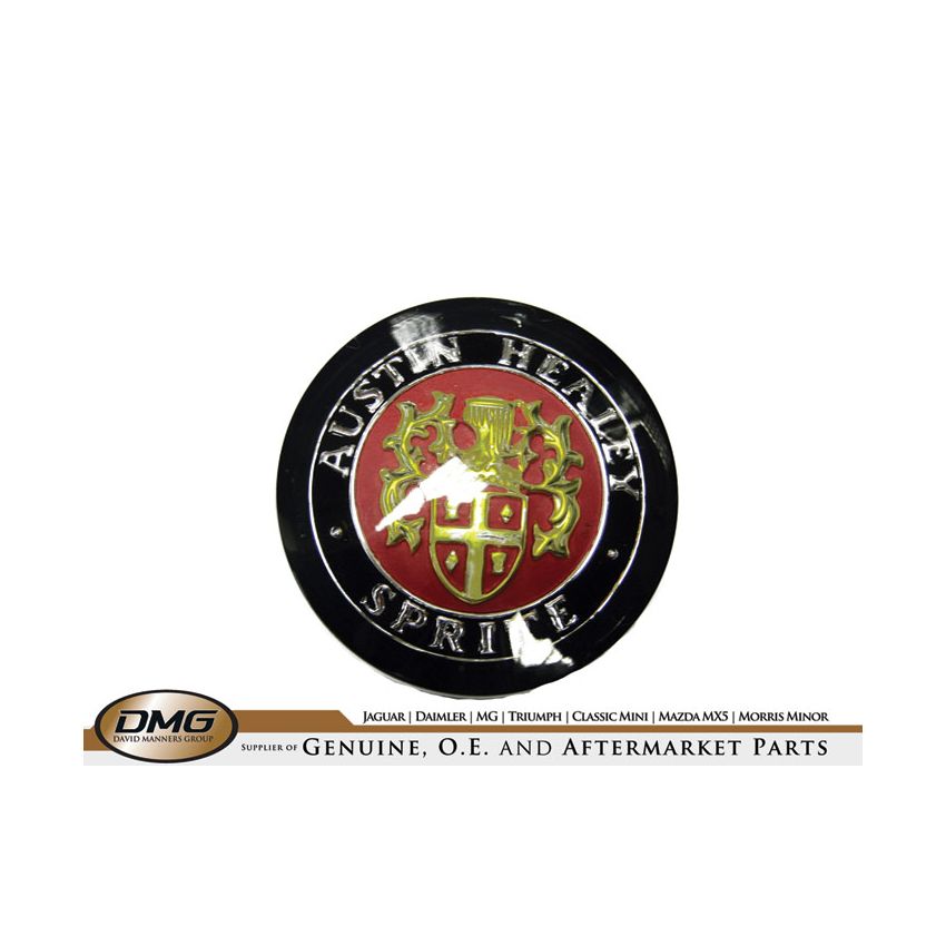 BONNET BADGE (ROUND):  SPRITE MKI-III, MIDGET MKI-II