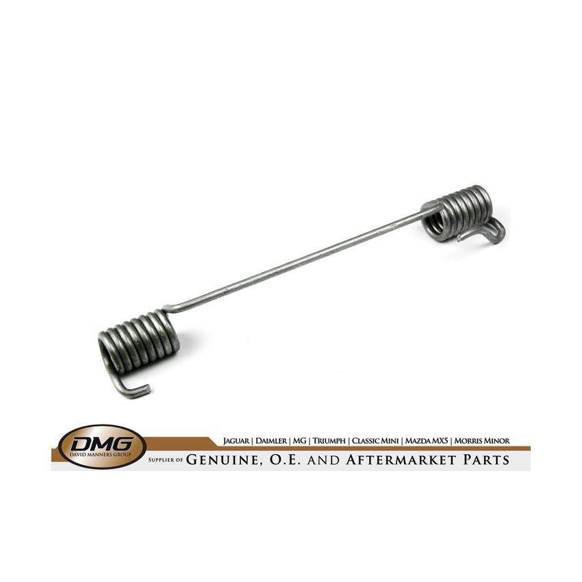 LH UPPER BRAKE SHOE RETURN SPRING:  S&M 62-79