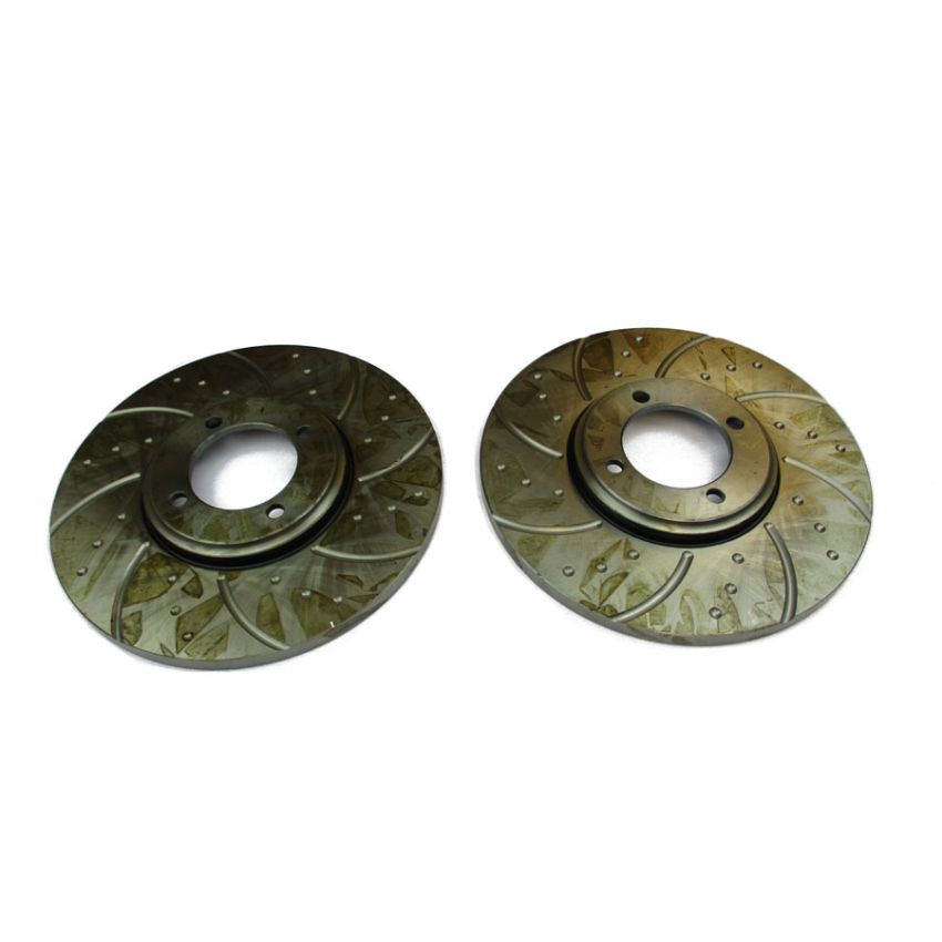 BRAKE DISC DRILL/GROOVED PAIR:  VITESSE 2L, GT6