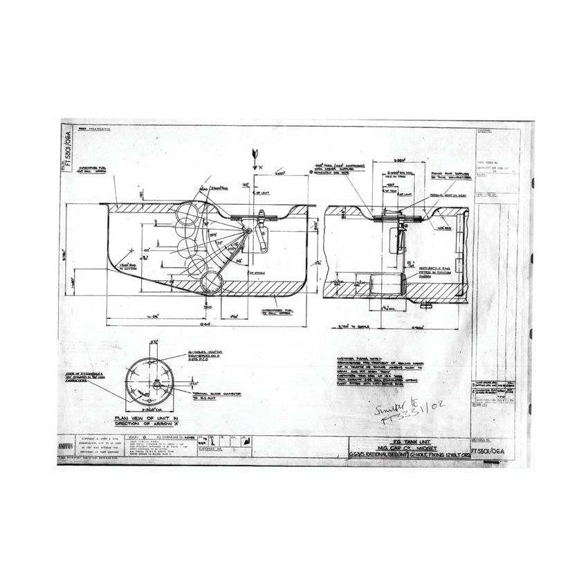 TANK SENDER UNIT:  S&M 62-67