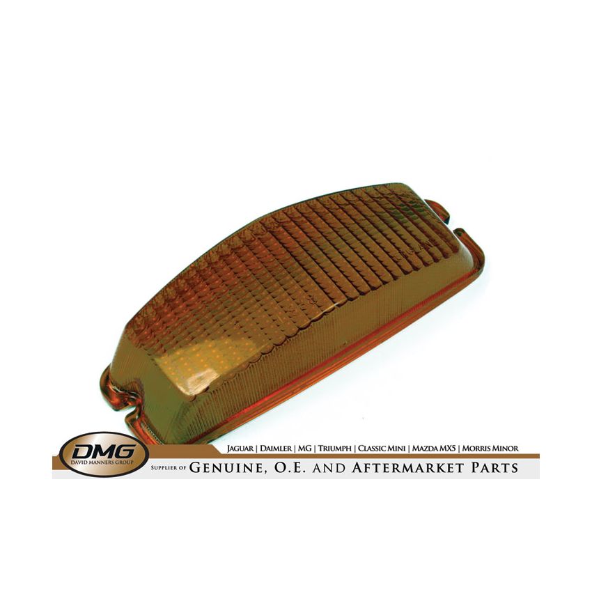 LENS FRONT AMBER USA L838:  S&M