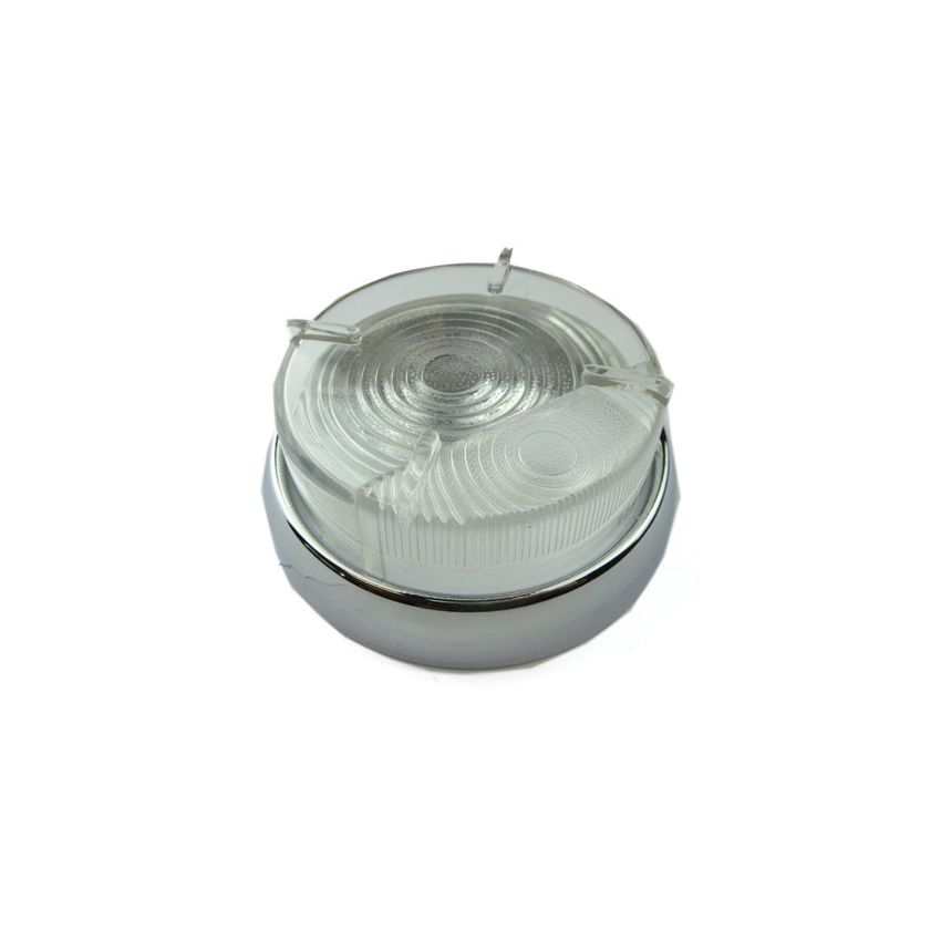 FRONT SIDE LENS LHD WHITE:  MGA 1600 59-62, MM