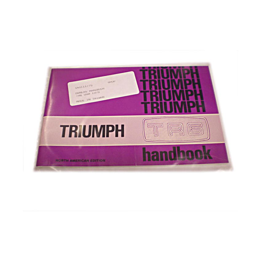 OWNERS HANDBOOK USA 1975:  TR6