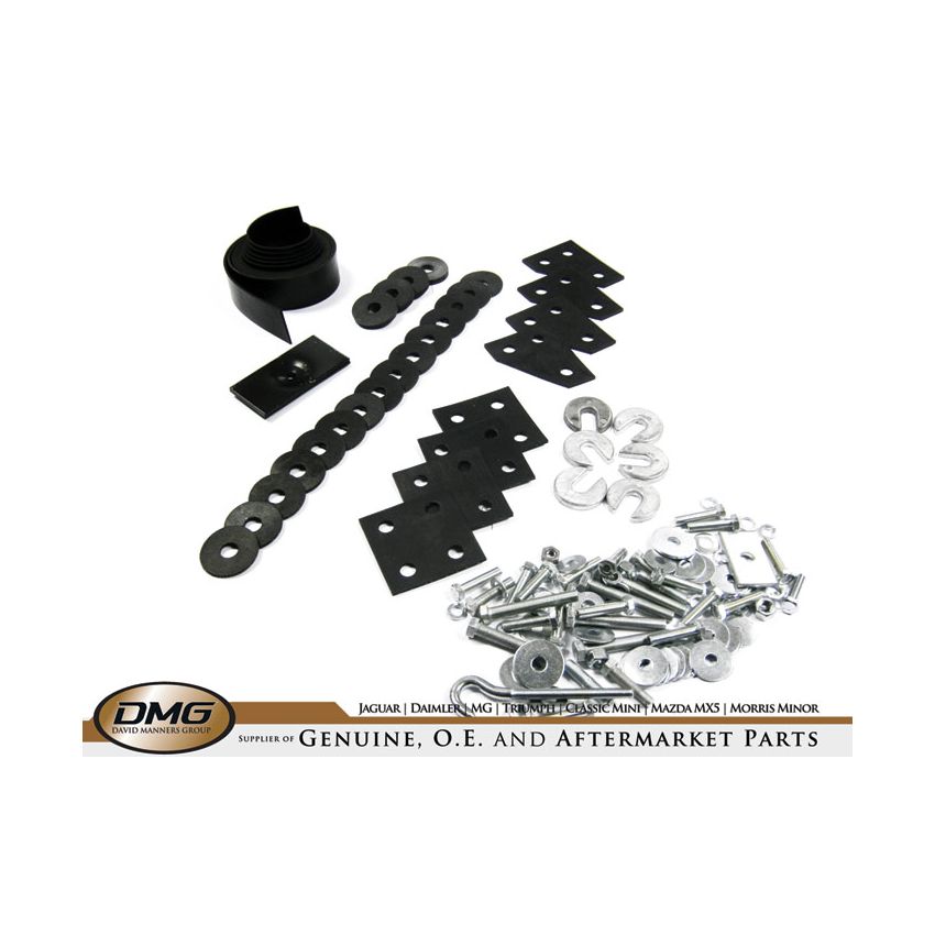 BODY MOUNTING KIT:  TR4A , TR5, TR250, TR6