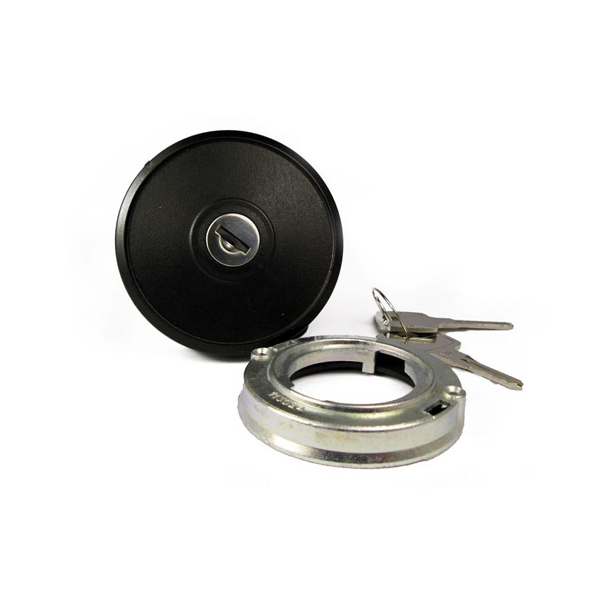 FUEL CAP LOCKING BLK MORRIS MINOR