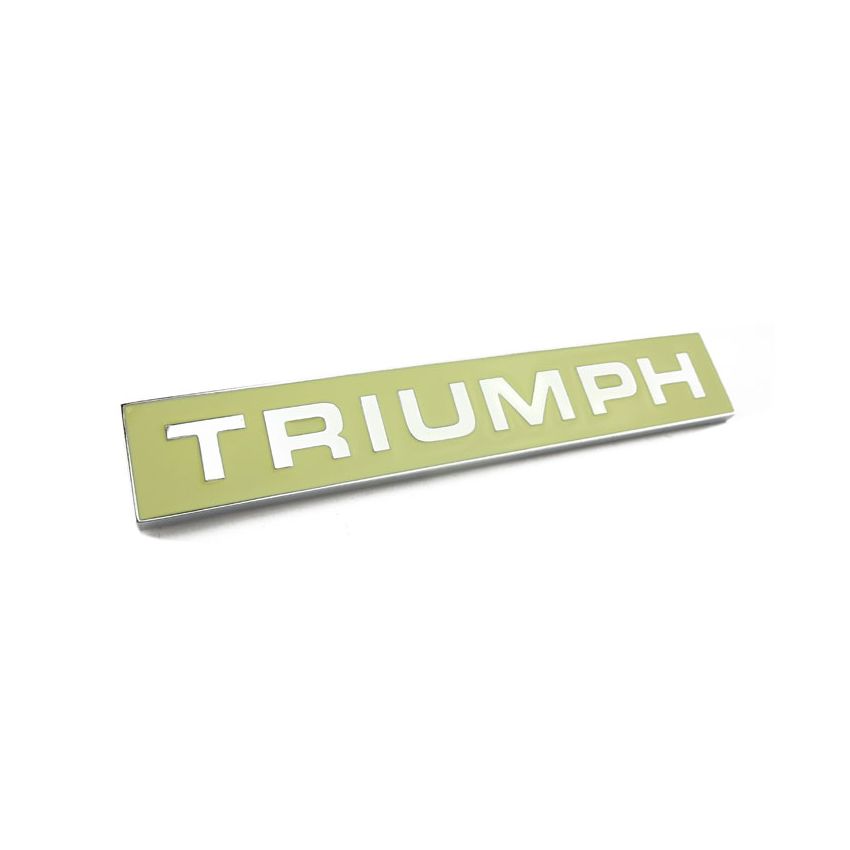 REAR BADGE TRIUMPH:  TR5, TR250, GT6 MKII