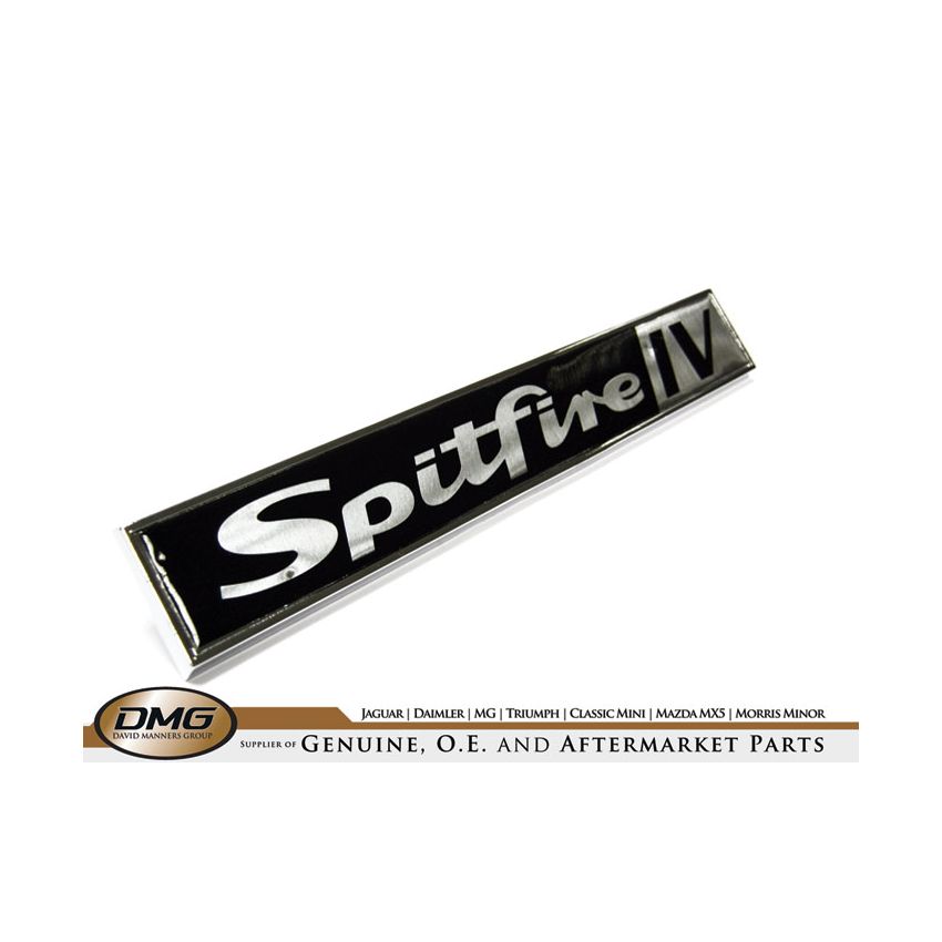 REAR WING BADGE:  SPITFIRE MKIV