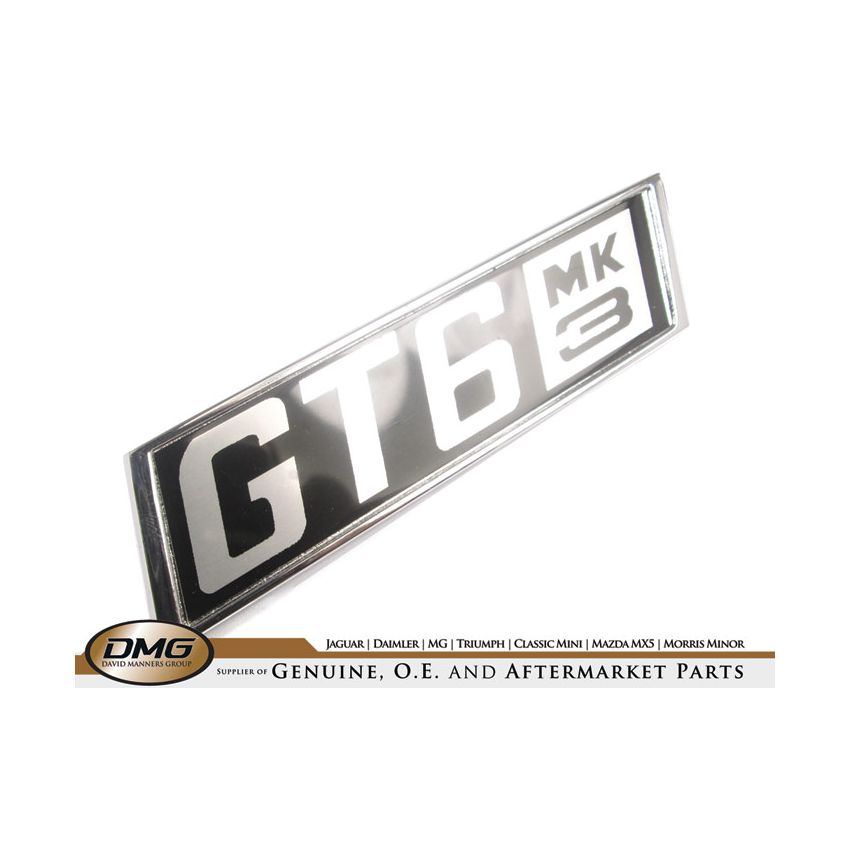 BONNET BADGE:  GT6 MKIII