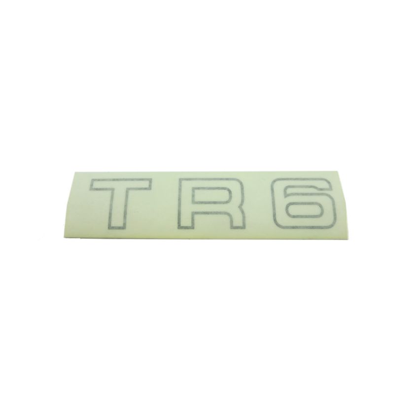 DECAL BLACK REAR:  TR6