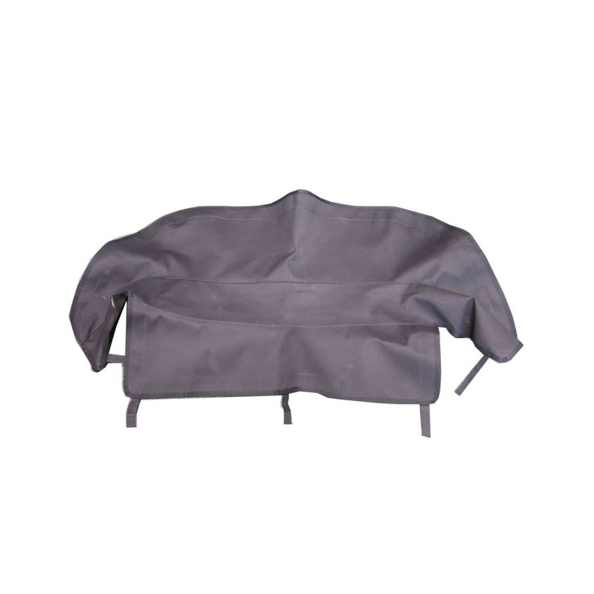 HOOD COVER (BLACK MOHAIR):  TR6