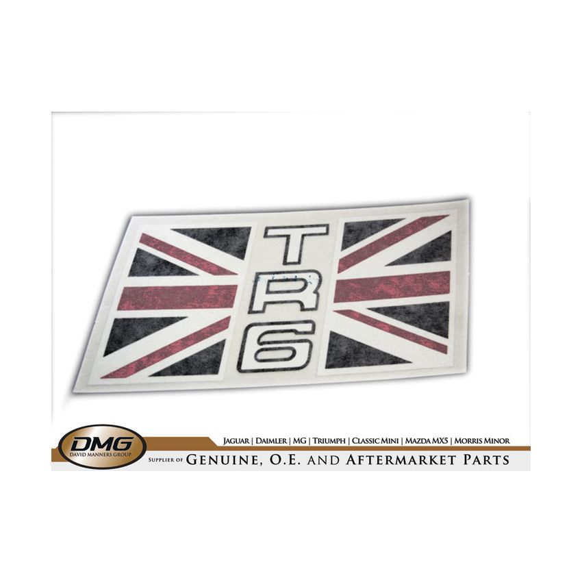 LH DECAL (UNION JACK):  TR6