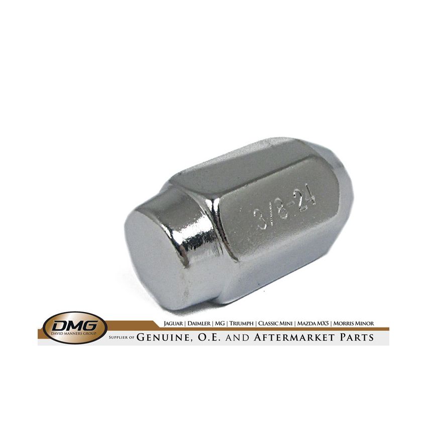 WHEEL NUT CHROME 3/8