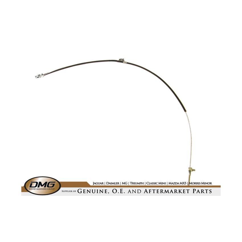 HANDBRAKE CABLE (STEEL WHEEL):  MGA, MGB ROADSTER 62-66