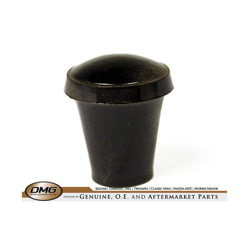 KNOB DOOR VENT BLACK:  MGB 62-74, MGC