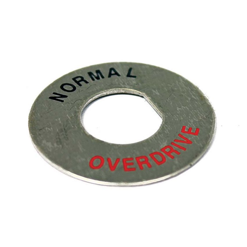 OVERDRIVE SWITCH BEZEL (CHROME):  MGB