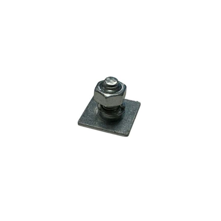 WING MOULDING STUD PLATE:  MGB 62-80, S&M