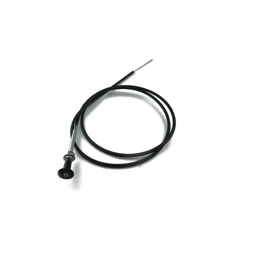 BONNET RELEASE CABLE (ROUND KNOB):  MGB