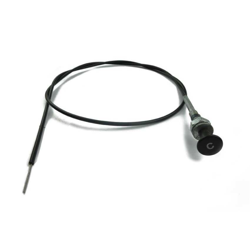 CHOKE CABLE 'C' LOGO (BLACK CASING):  MGB>69