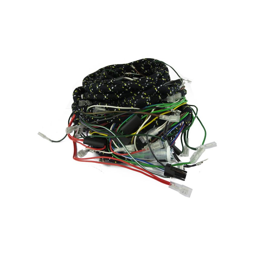 WIRING HARNESS SET- CLOTH:  MGB ROADSTER RHD/ LHD 64-67