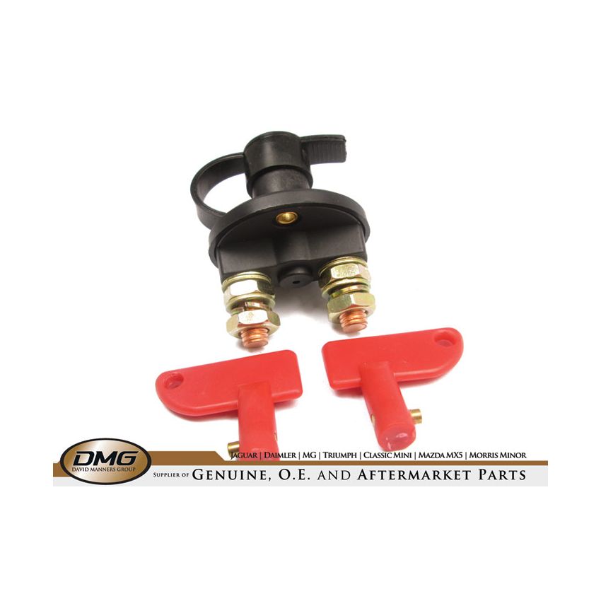 BATTERY CUT-OUT SWITCH:  MGA, MGB, MGC, MG TC-TF, AH, MM