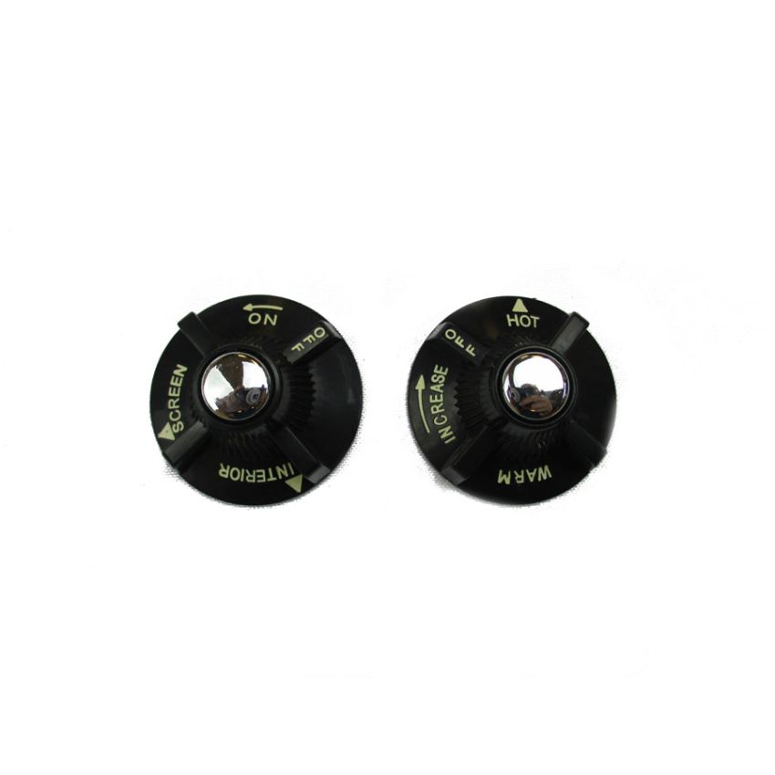 PAIR OF HEATER KNOBS MGB 62-70