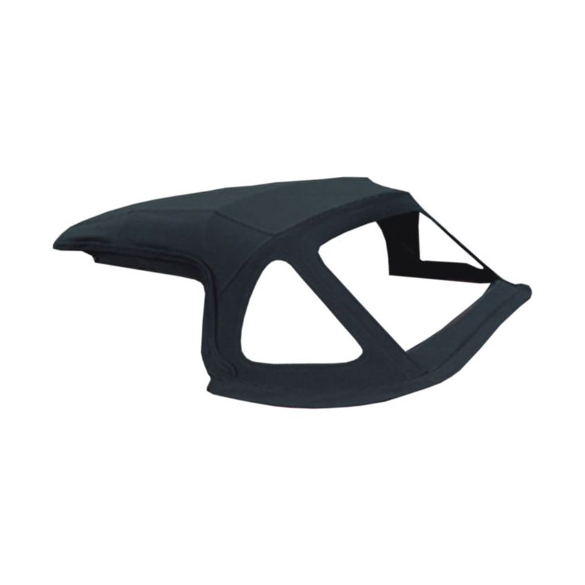 HOOD (BLACK VINYL) ZRW NO HEADER RAIL:  MGB 70-76