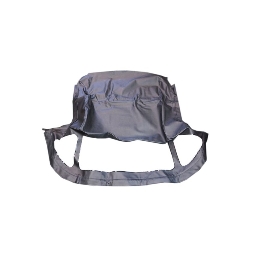 HOOD (BLACK VINYL) NO HEADER RAIL:  MGB 70-76