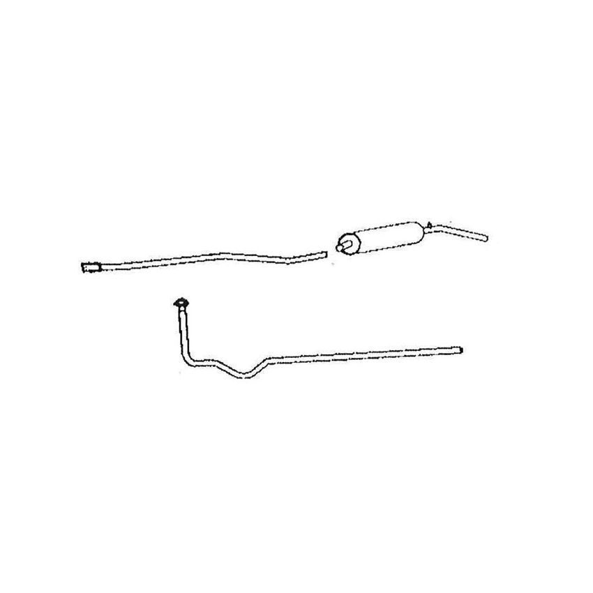 EXHAUST SYSTEM:  HERALD 1200 64>