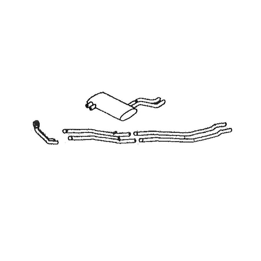 EXHAUST SYSTEM PI:  TR5, TR6 PI 67-75