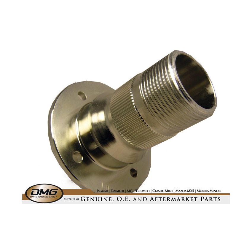 LH FRONT WIRE WHEEL HUB 8 TPI:  MGB 64-80 ROADSTER