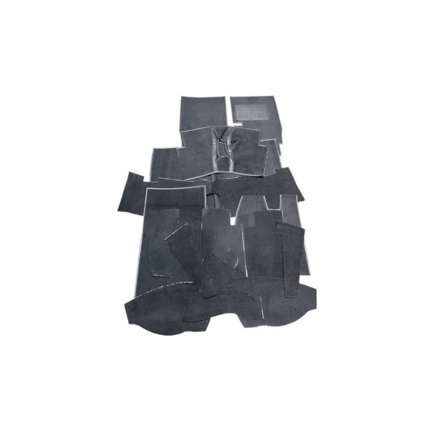 CARPET SET BLACK:  S&M 64-ON