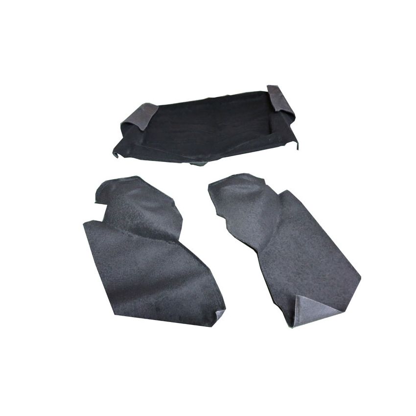 MOULDED BOOT CARPET (BLACK): MGB ROADSTER