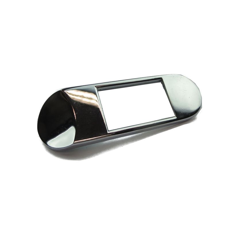 LH FRONT DOOR ESCUTCHEON 4-DOOR:  MORRIS MINOR SALOON, COMMERCIALS