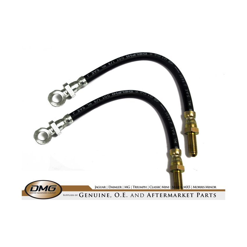 BRAKE HOSES FRONT:  S&M 62>
