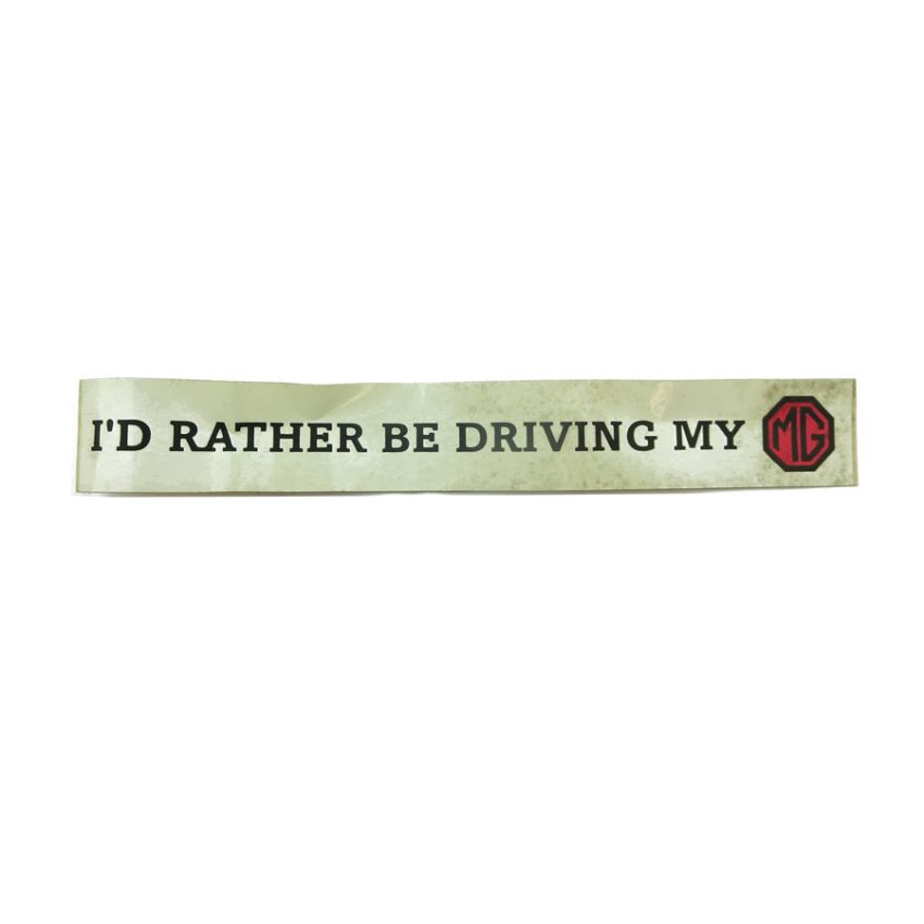RATHER DRIVE MY MG