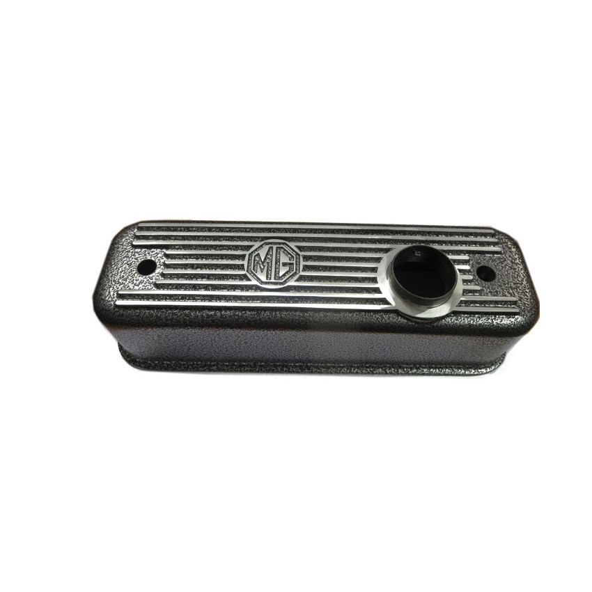 ROCKER COVER ALLOY BLACK:  MGB