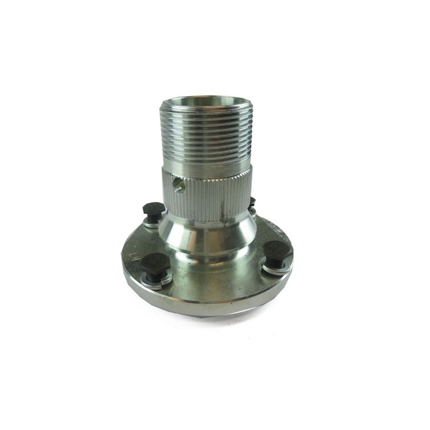 LH REAR WIRE WHEEL HUB (TUBE AXLE):  MGB 66>