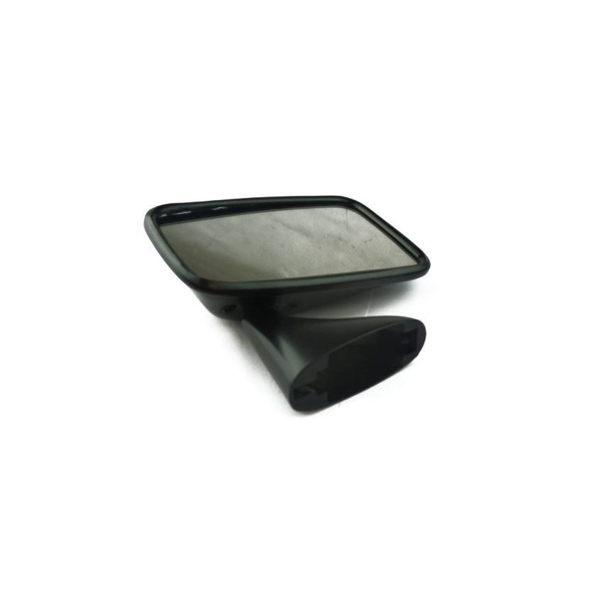 RH FLAT DOOR MIRROR (BLACK):  TR5, TR250, TR6