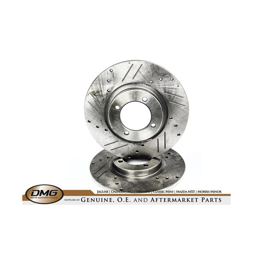 BRAKE DISC DRILL/GROOVED:  HERALD, VITESSE, SPITFIRE PAIR