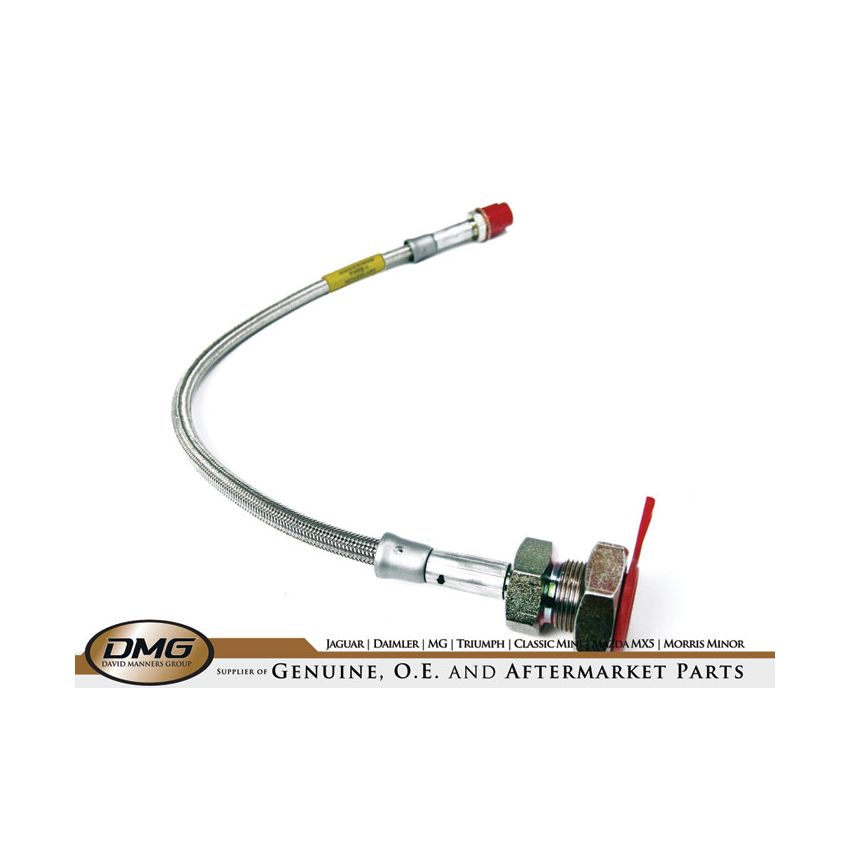 BRAIDED BRAKE HOSE:  MGA RR & 1500 FR