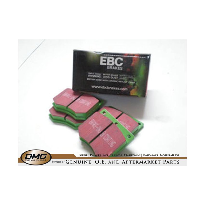 GREENSTUFF BRAKE PAD SET:  TR6, VITESSE, GT6, LOTUS