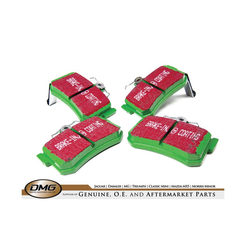 GREENSTUFF BRAKE PAD SET REAR:  MGF