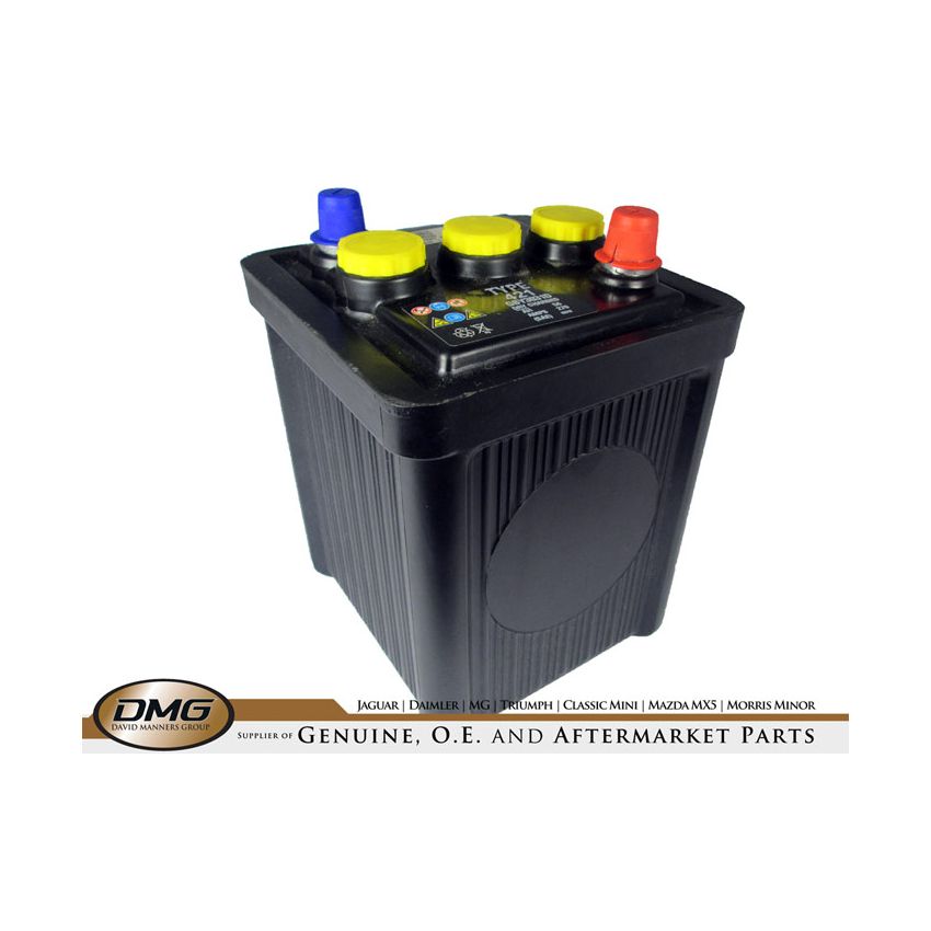 BATTERY 6 VOLT DRY:  MGB, MGC