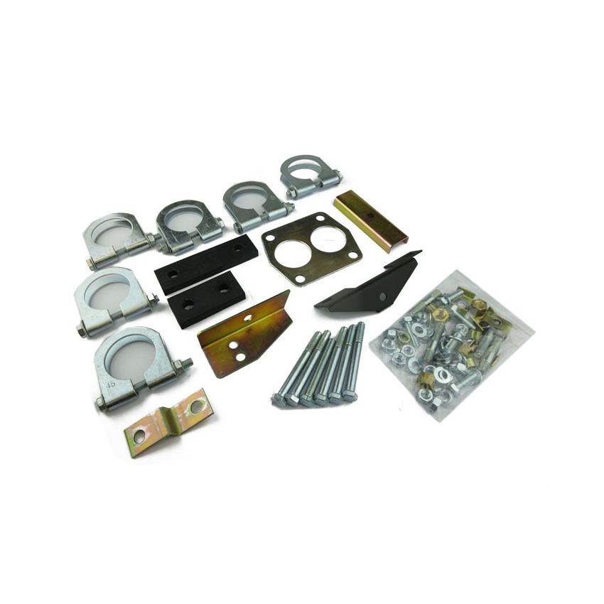 EXHAUST FITTING KIT:  TR6 LATE MODELS