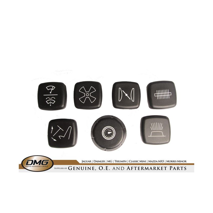 DASH KNOB SET:  TR5, TR6 71
