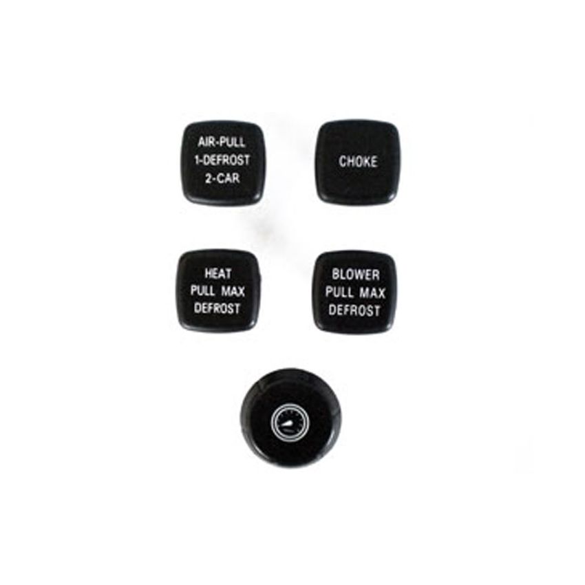 DASHBOARD KNOB SET:  TR6 72