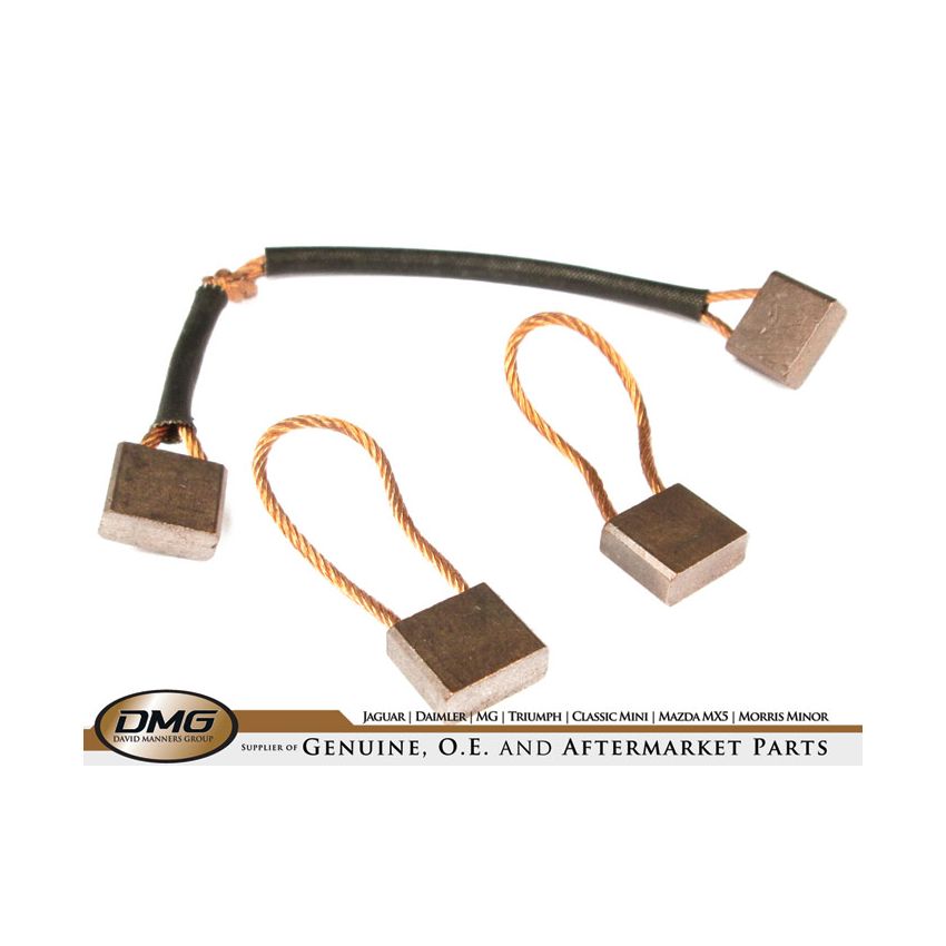 BRUSH SET (4 BRUSHES):  MGB 62-67, MG TD-TF, MINI, MM