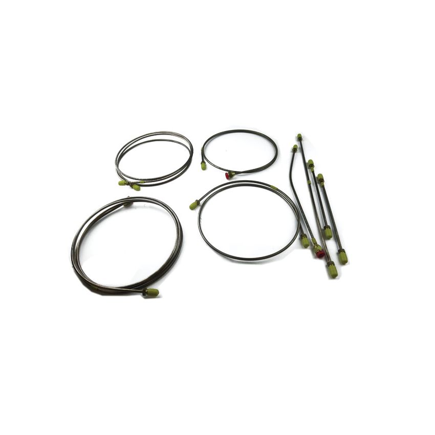 BRAKE PIPE SET LHD GIRLING:  TR3, TR3A