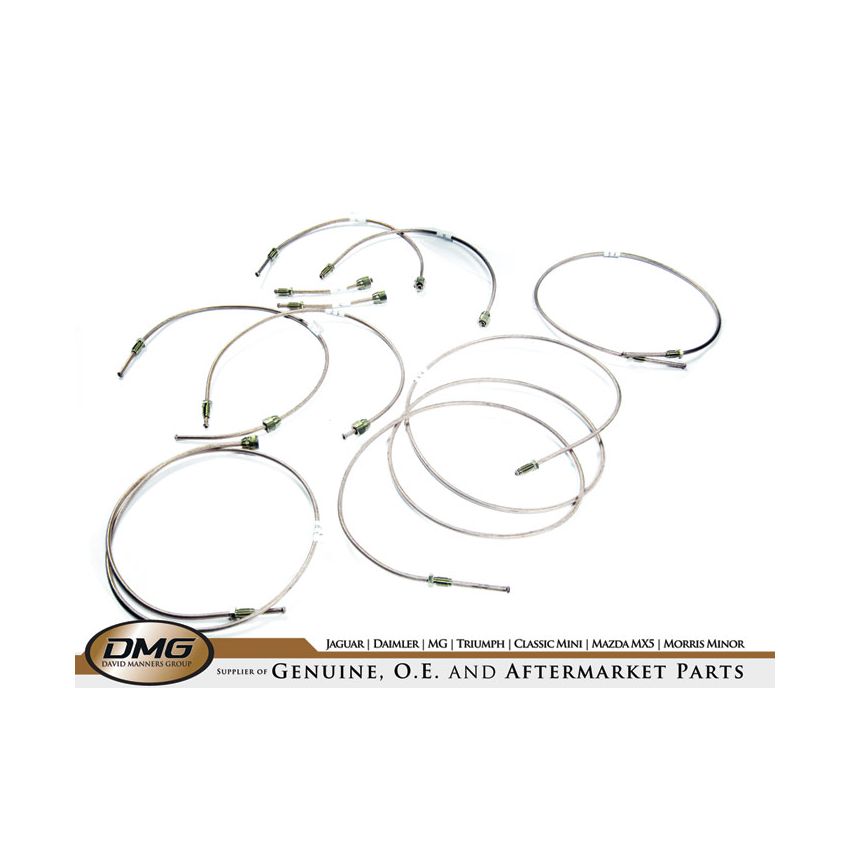 BRAKE PIPE SET LHD:  TR4A IRS, 65-67.