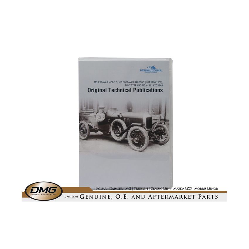 PARTS/TECH DVD      MG PRE/POST WAR